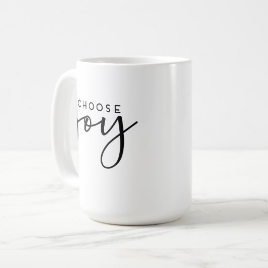 Wählen Sie Freude-Tasse Kaffeetasse (Vorderseite Links)