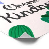 Wählen Sie Freundlichkeit. Buchstaben, Poster (Ecke)