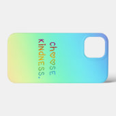 "Wählen Sie Freundlichkeit" farbenfroher Geist Case-Mate iPhone Hülle (Rückseite (Horizontal))