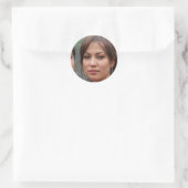 Wählen Sie Freundlichkeit Runder Aufkleber (Tasche)