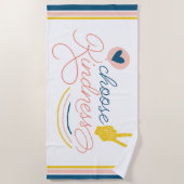 Wählen Sie Freundlichkeit Strandtuch (Vorderseite)