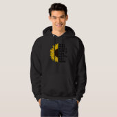 Wählen Sie Freundness Courty Unity Peace Sunflower Hoodie (Vorne ganz)