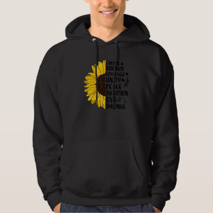 Wählen Sie Freundness Courty Unity Peace Sunflower Hoodie