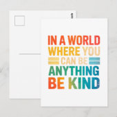 Wählen Sie Freundness - Inspirational Postkarte (Vorne/Hinten)