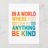 Wählen Sie Freundness - Inspirational Postkarte (Vorderseite)