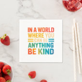 Wählen Sie Freundness - Inspirational Serviette (Beispiel)