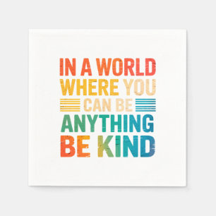 Wählen Sie Freundness - Inspirational Serviette