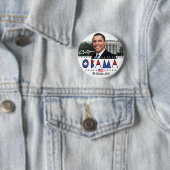 Wählen Sie Gang Präsidenten-Obama Election 2012 Button (Beispiel)