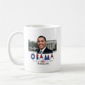 Wählen Sie Gang Präsidenten-Obama Election 2012 Kaffeetasse (Links)