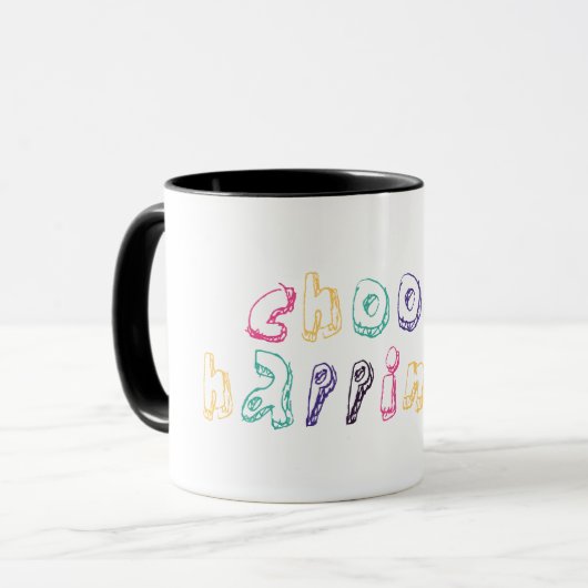 Wählen Sie Glück #14 Tasse (Vorderseite Links)