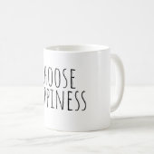 Wählen Sie Glück #1 Kaffeetasse (VorderseiteRechts)
