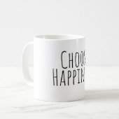 Wählen Sie Glück #1 Kaffeetasse (Vorderseite Links)