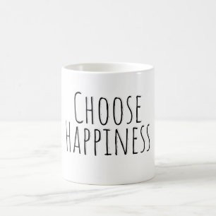 Wählen Sie Glück #1 Kaffeetasse