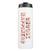 Wählen Sie Glück #7 Thermosbecher (Vorderseite)