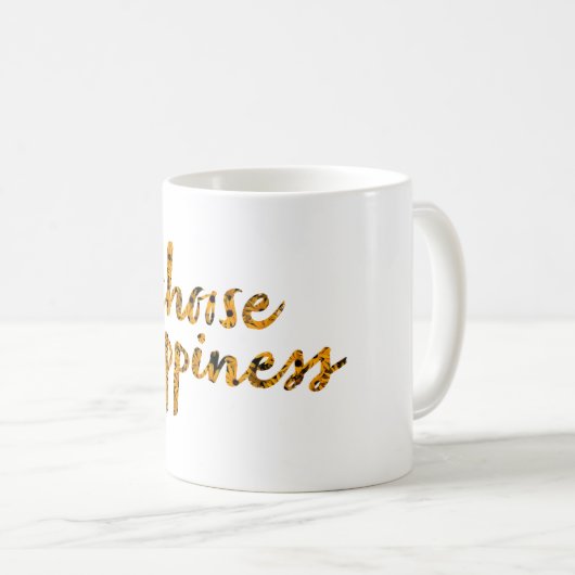 Wählen Sie Glück #8 Kaffeetasse (VorderseiteRechts)