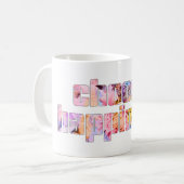 Wählen Sie Glück #9 Kaffeetasse (Vorderseite Links)