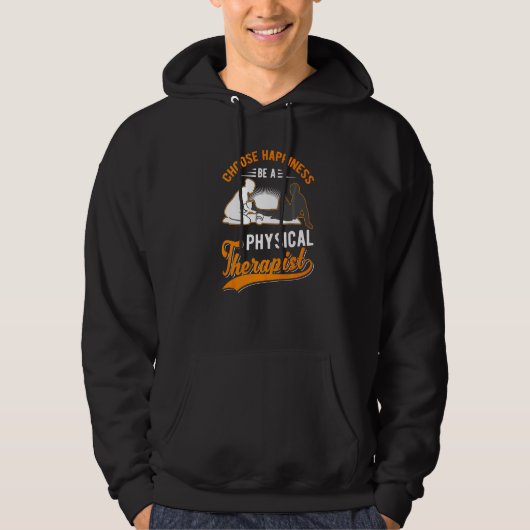 Wählen Sie Glück als Physiotherapeut Physiothe Hoodie (Vorderseite)