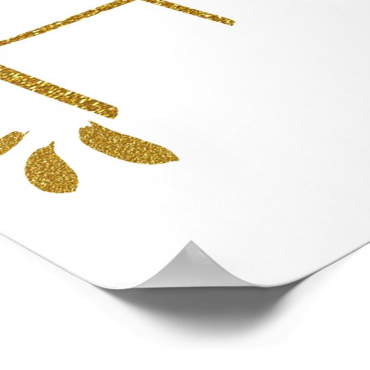 Wählen Sie Glück Poster (Ecke)