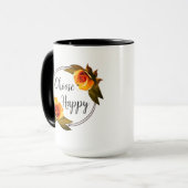 Wählen Sie Glück, Zitat Tasse (Vorderseite Links)