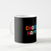 Wählen Sie glücklich Kaffeetasse (Vorderseite Links)