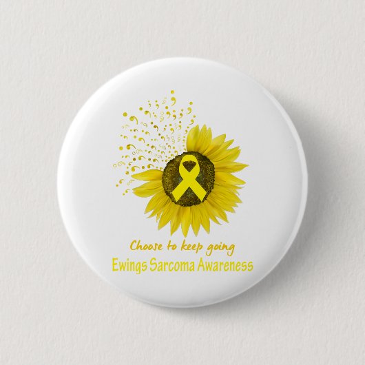 Wählen Sie "Going Ewings Sarcoma Awareness" Behalt Button (Vorderseite)