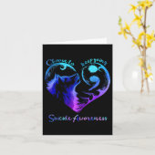 Wählen Sie "Going Heart Wolf Suicide Awareness" Be Karte (Gelbe Blume)