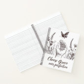 Wählen Sie Grace Over Perfection aus Notizblock (Innenseite)