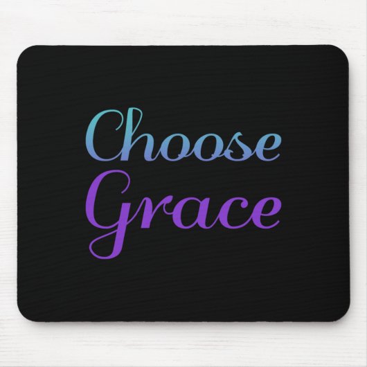 Wählen Sie Grace Präventionsbewusstseinsdesign Mousepad (Vorne)