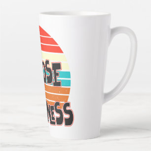 Wählen Sie "Güte" - Gelb in Rot-Orange Milchtasse