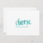 Wählen Sie Güte-Gruß-Karte Feiertagspostkarte (Vorne/Hinten)