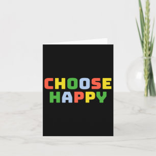 Wählen Sie Happy ) Aufkleber Karte