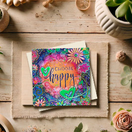 Wählen Sie Happy Colorful Fun fröhliche Inspirivit