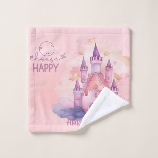 Wählen Sie Happy Customizable Badhandtuch Set (Waschlappen)
