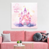 Wählen Sie Happy Customizable Leinwanddruck (Insitu (Wohnzimmer))