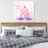 Wählen Sie Happy Customizable Leinwanddruck (Insitu (Schlafzimmer))