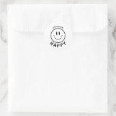 Wählen Sie Happy Design Sticker (Tasche)