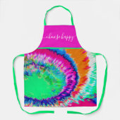 Wählen Sie Happy Gefärbte Krawatte All-over Print Schürze (Vorderseite)