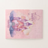 Wählen Sie Happy Palace auf der rosafarbenen Cloud Puzzle (Horizontal)