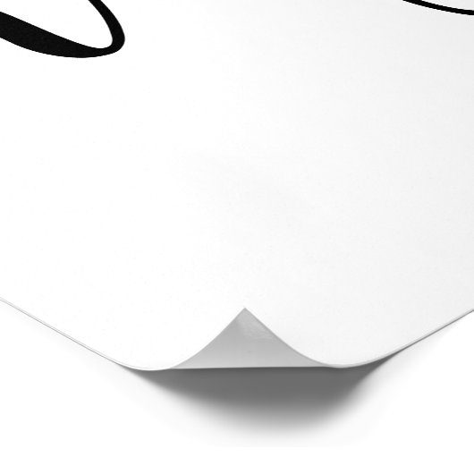 Wählen Sie Happy Poster (Ecke)