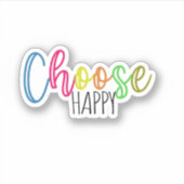 Wählen Sie Happy Sticker (Vorderseite)