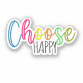 Wählen Sie Happy Sticker (Vorderseite)