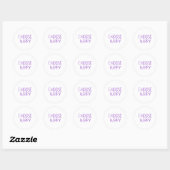 Wählen Sie Happy Sticker (Blatt)