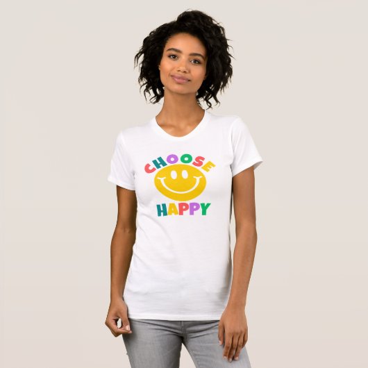 Wählen Sie Happy T - Shirt aus (Vorne ganz)