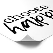 Wählen Sie Happy Wohngestaltung Inspiration Print Poster (Ecke)