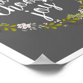 Wählen Sie heute die Kunst drucken von Joy Inspira Poster (Ecke)