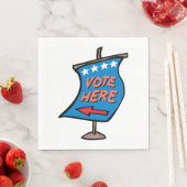 Wählen Sie hier Unterschreiben Serviette (Beispiel)