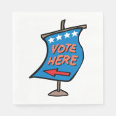 Wählen Sie hier Unterschreiben Serviette (Vorderseite)