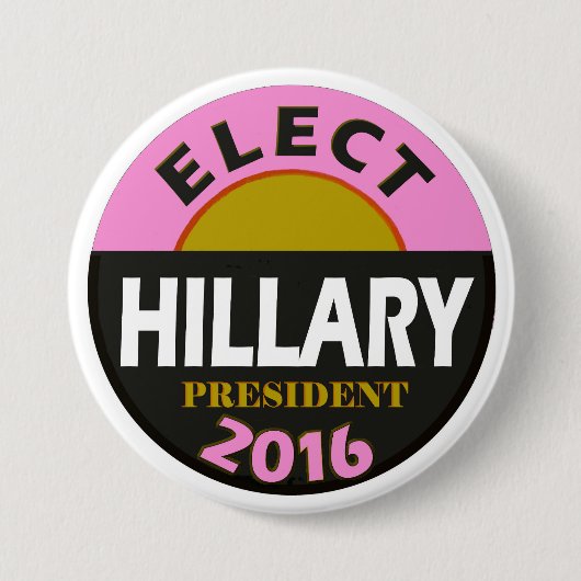 Wählen Sie Hillary 2016 Button (Vorderseite)