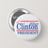 Wählen Sie Hillary Clinton Button (Vorne & Hinten)
