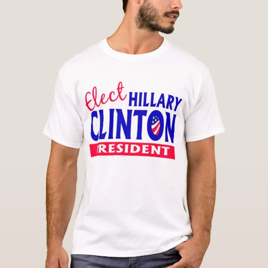 Wählen Sie Hillary Clinton T-Shirt (Vorderseite)